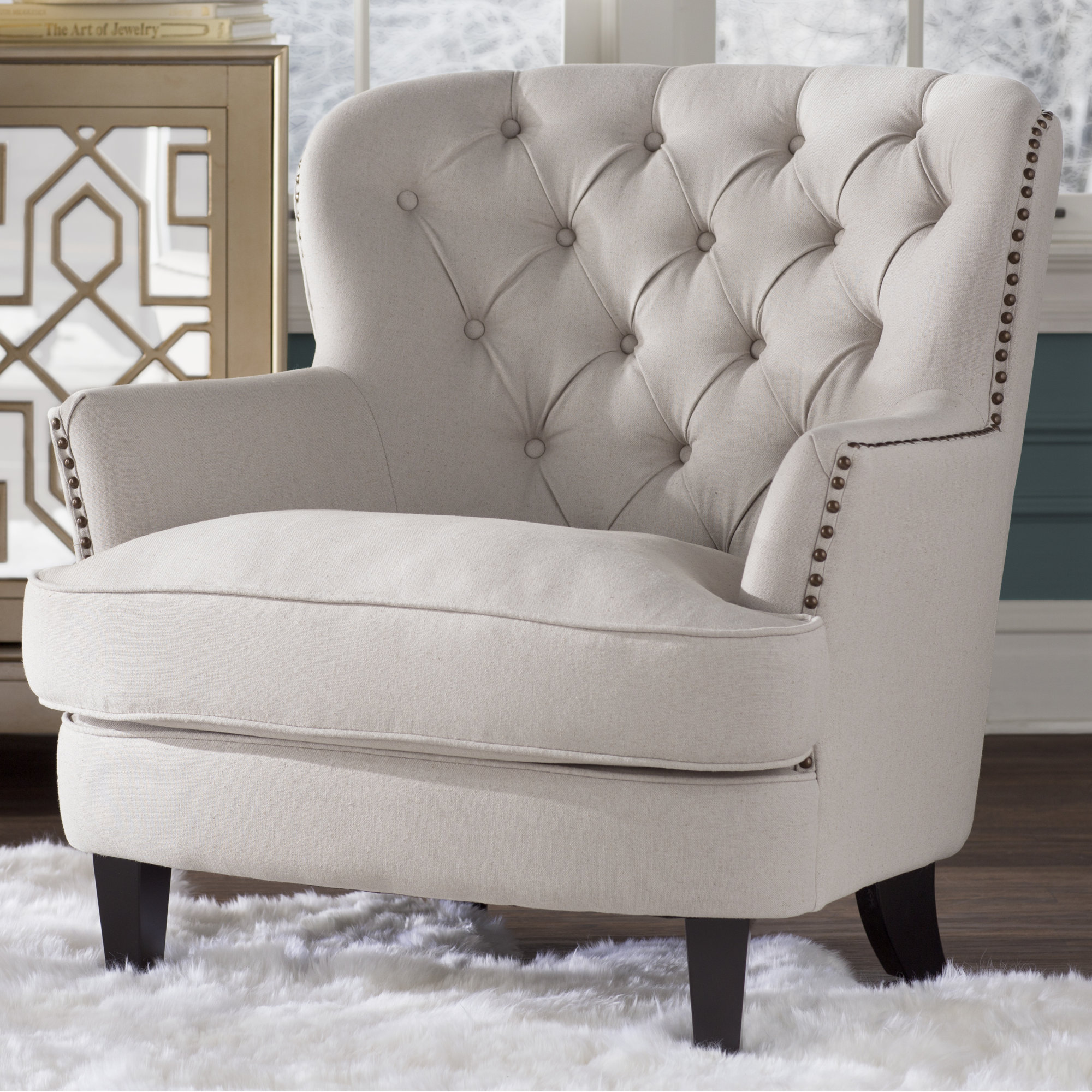 Sanna Tufted Arm Chair & Reviews | Joss & Main